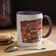 Christmas Mug - Green Text Red Banner Reindeer Bear Penguin