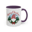 Christmas Mug - Merry Christmas Red Text Gnome Bow Tree