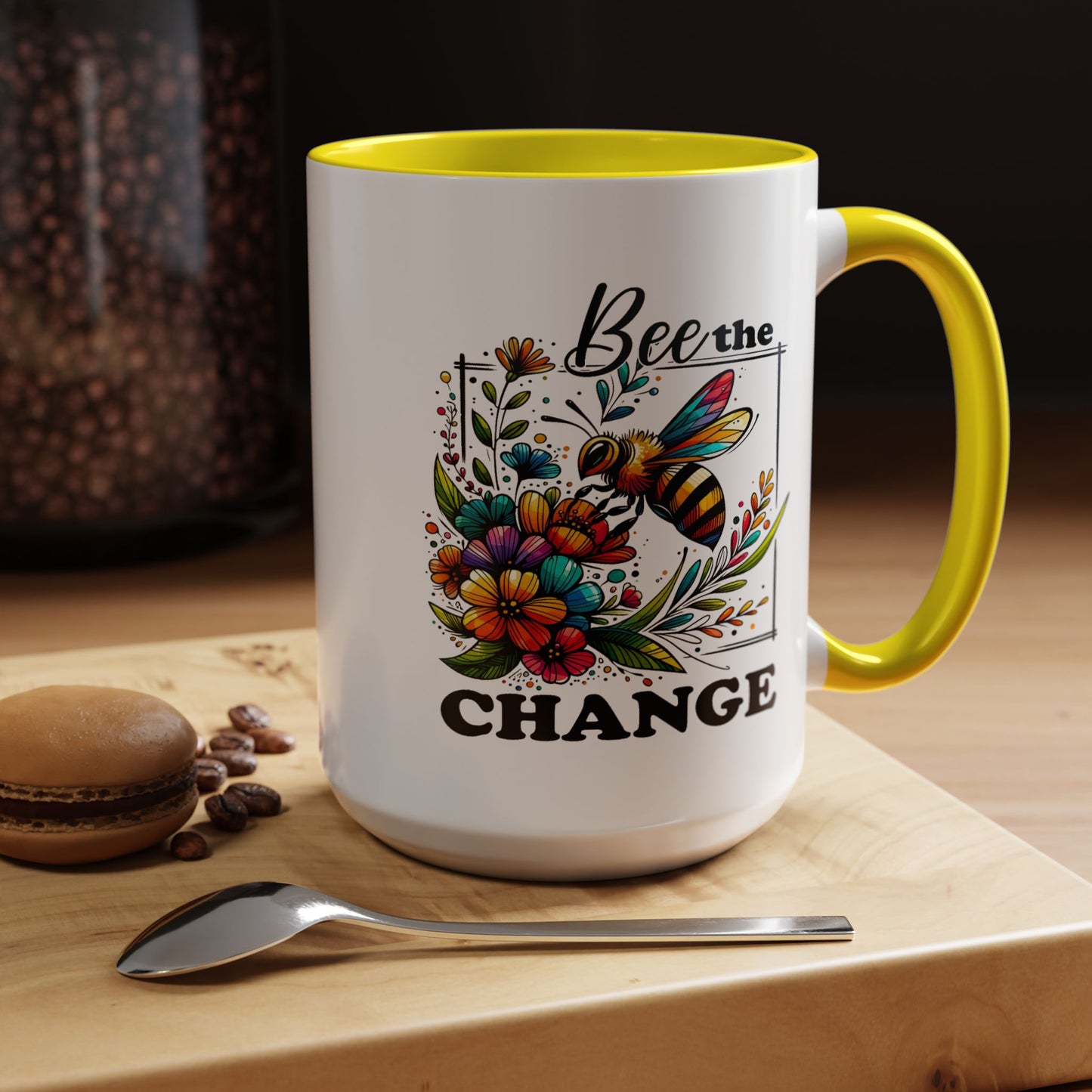 Motivation Mug - Bee The Change