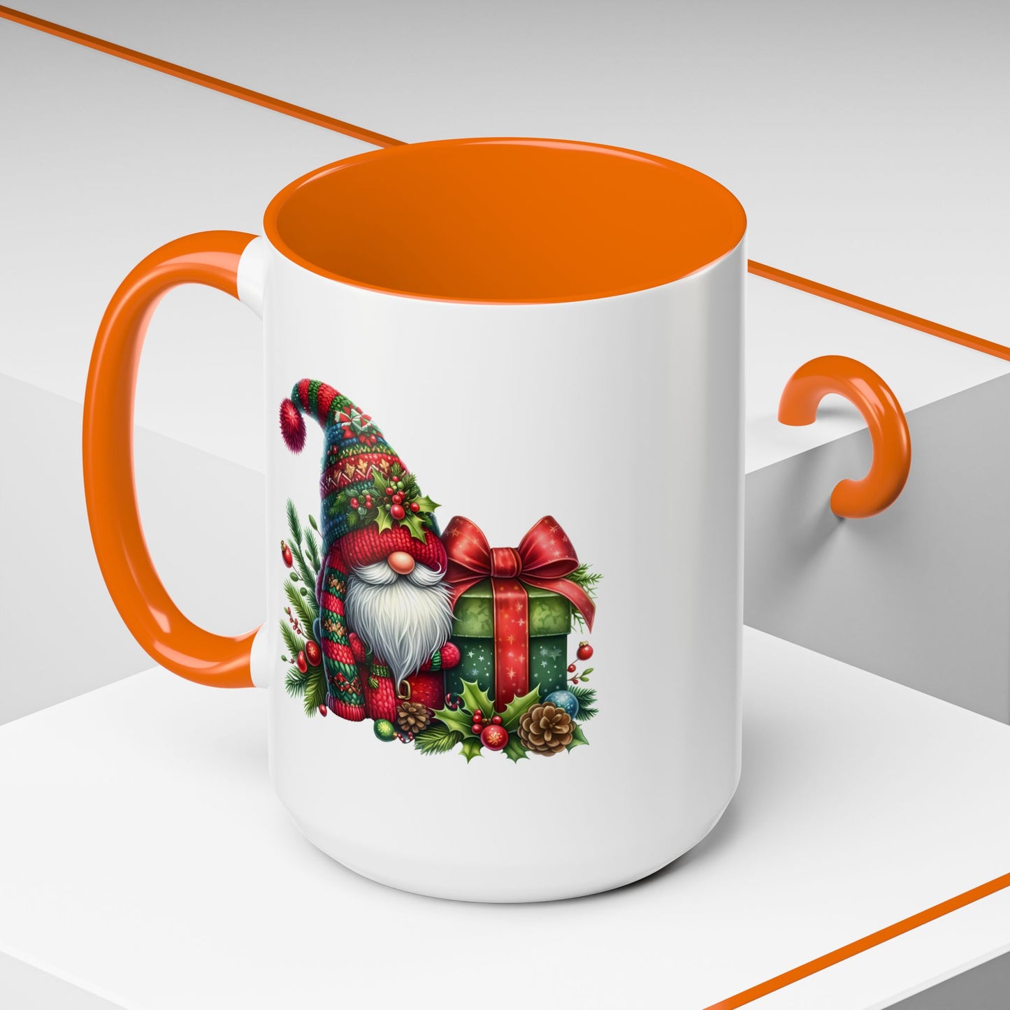 Christmas Mug - Gnome and Present