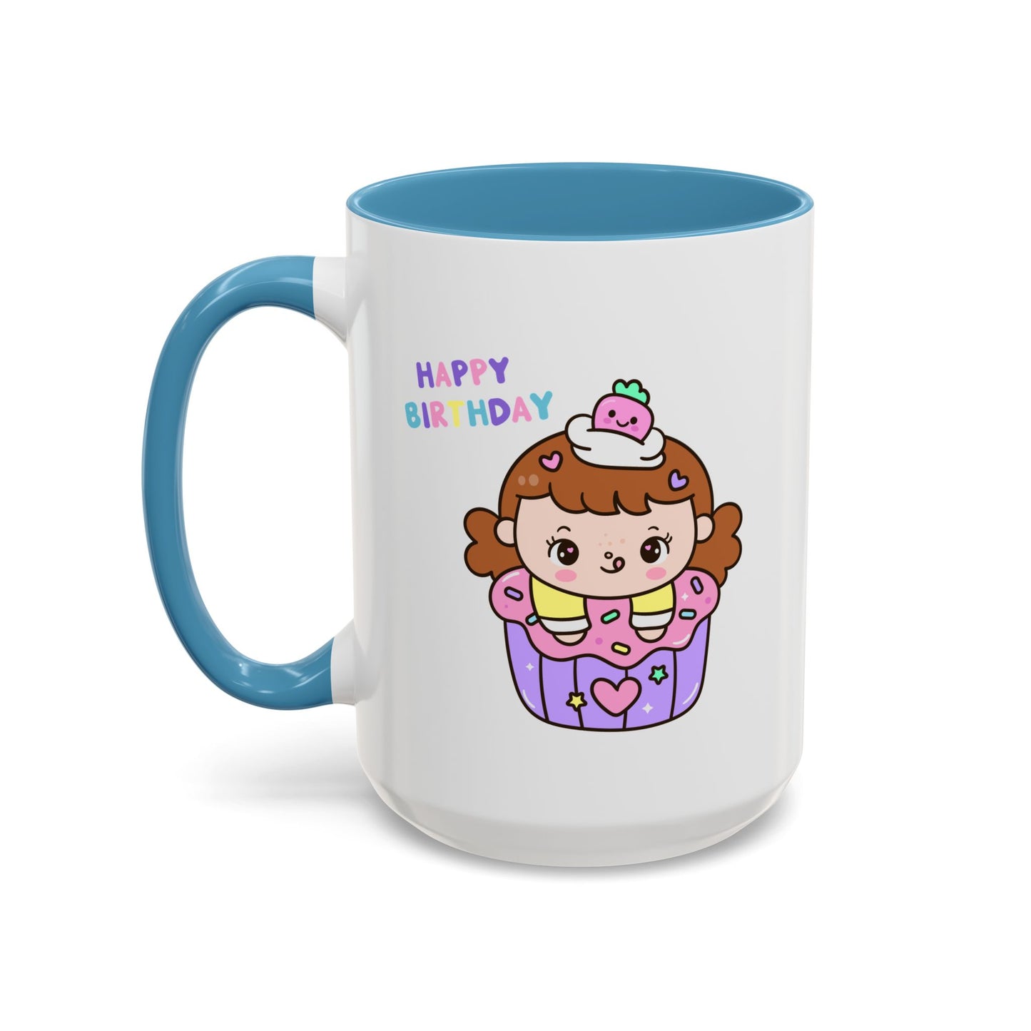 Birthday Mug - Cute Girl Cupcake