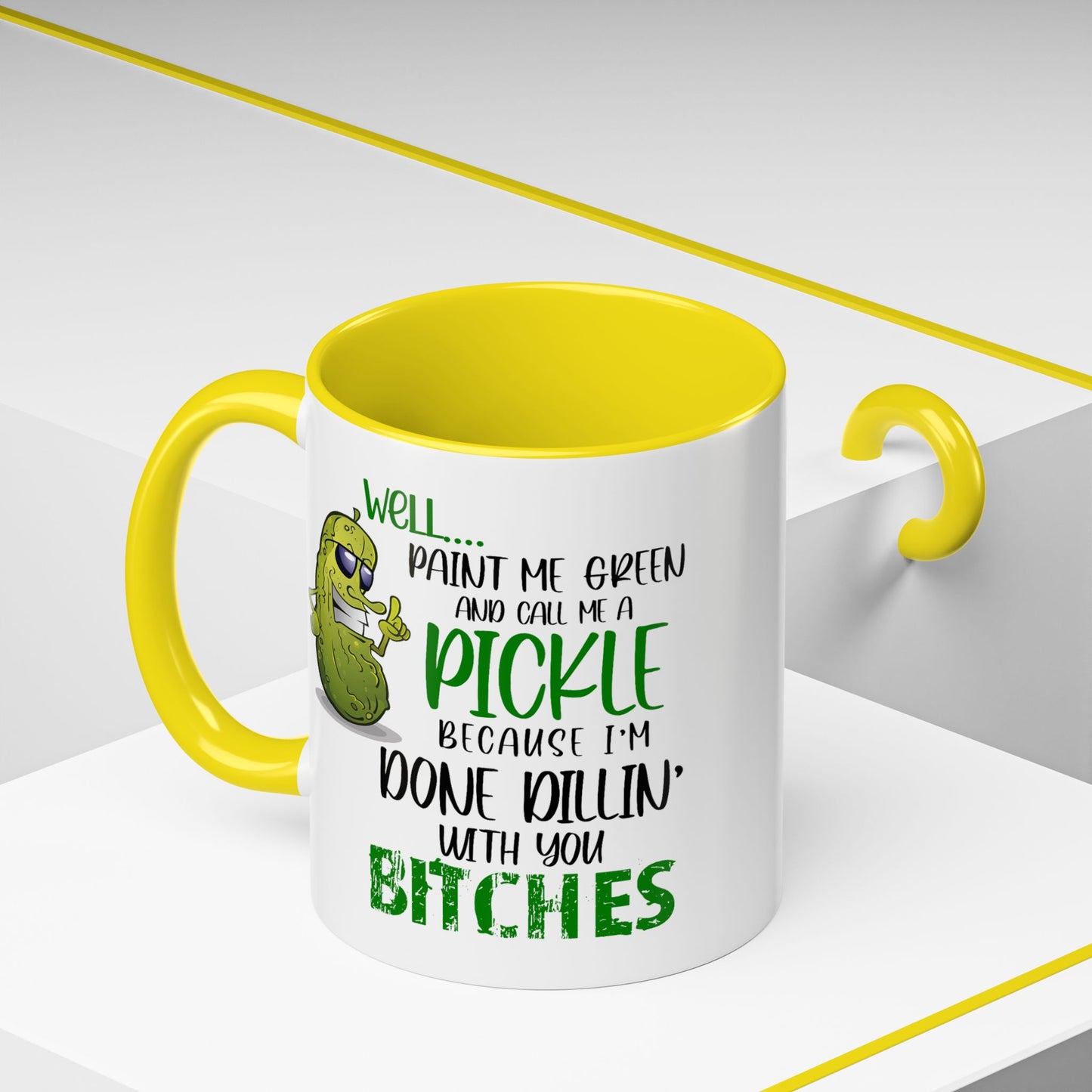 Adult Mug - Well Paint Me Green
