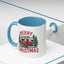 Christmas Mug - Merry Christmas Red & White Camper