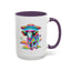 Alien Mug - Multicoloured Cow