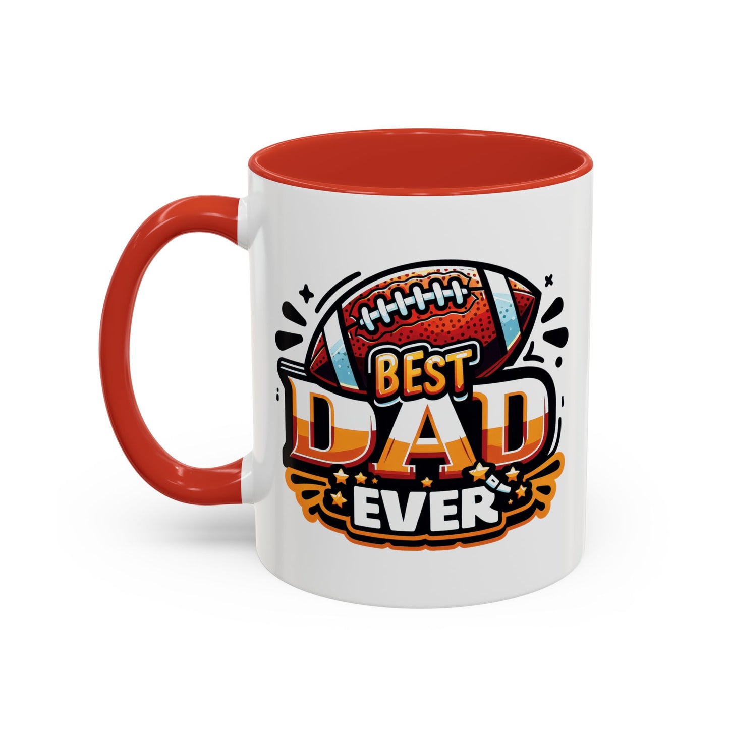 Father's Day Mug - Best Dad Ever Football