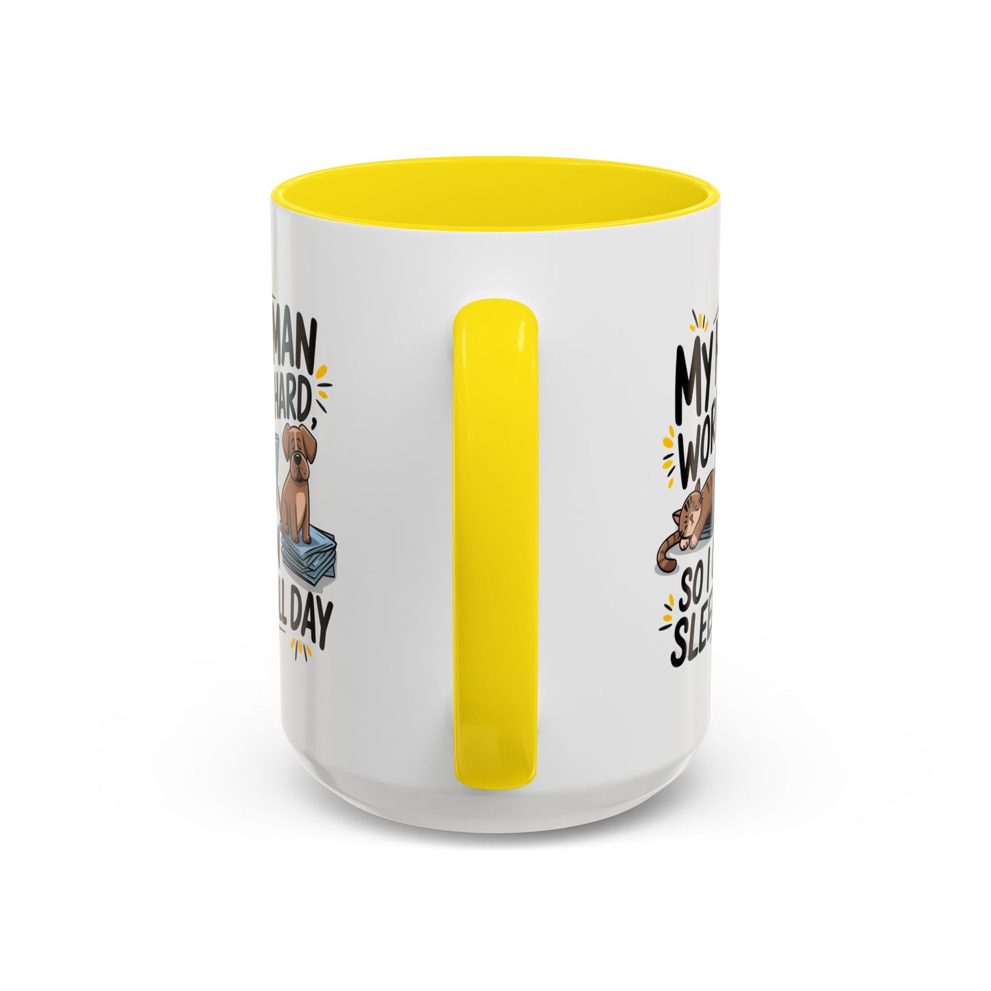 Animal Mug - My Human Works Hard