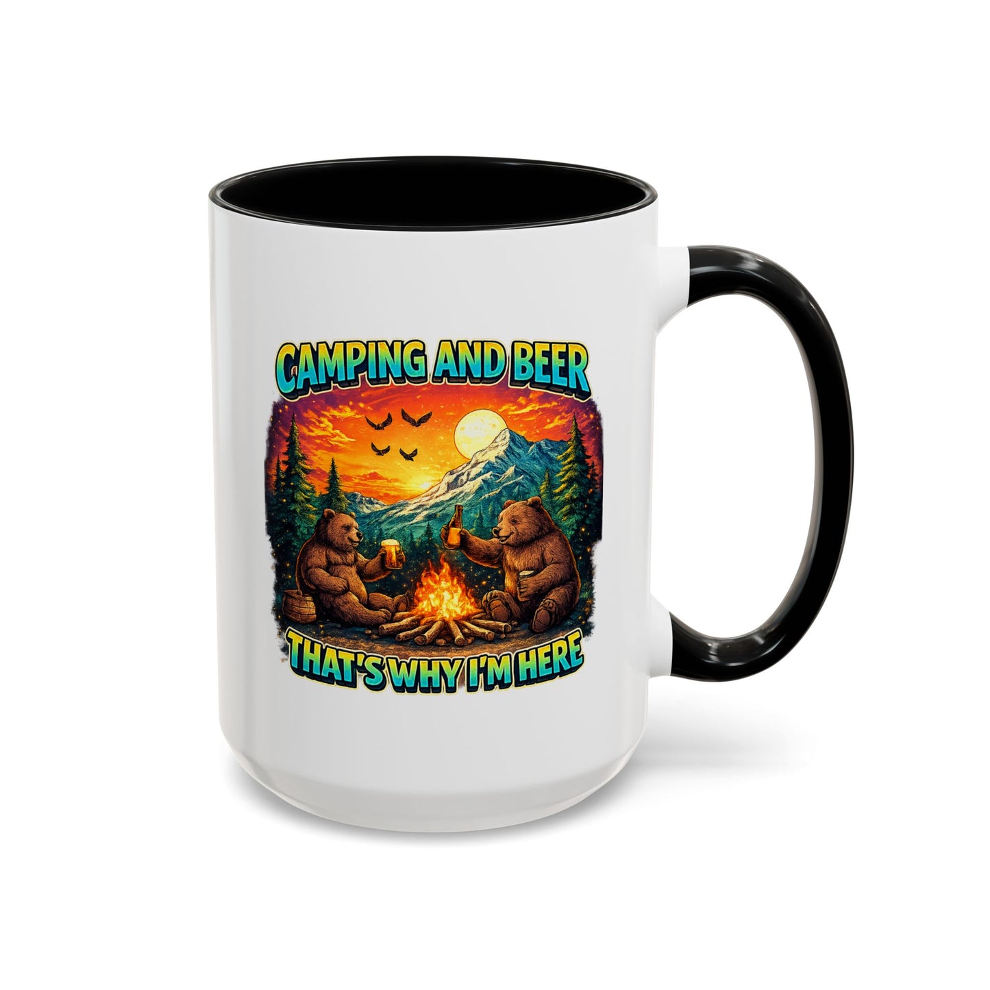 Humor Mug - Camping and Beer