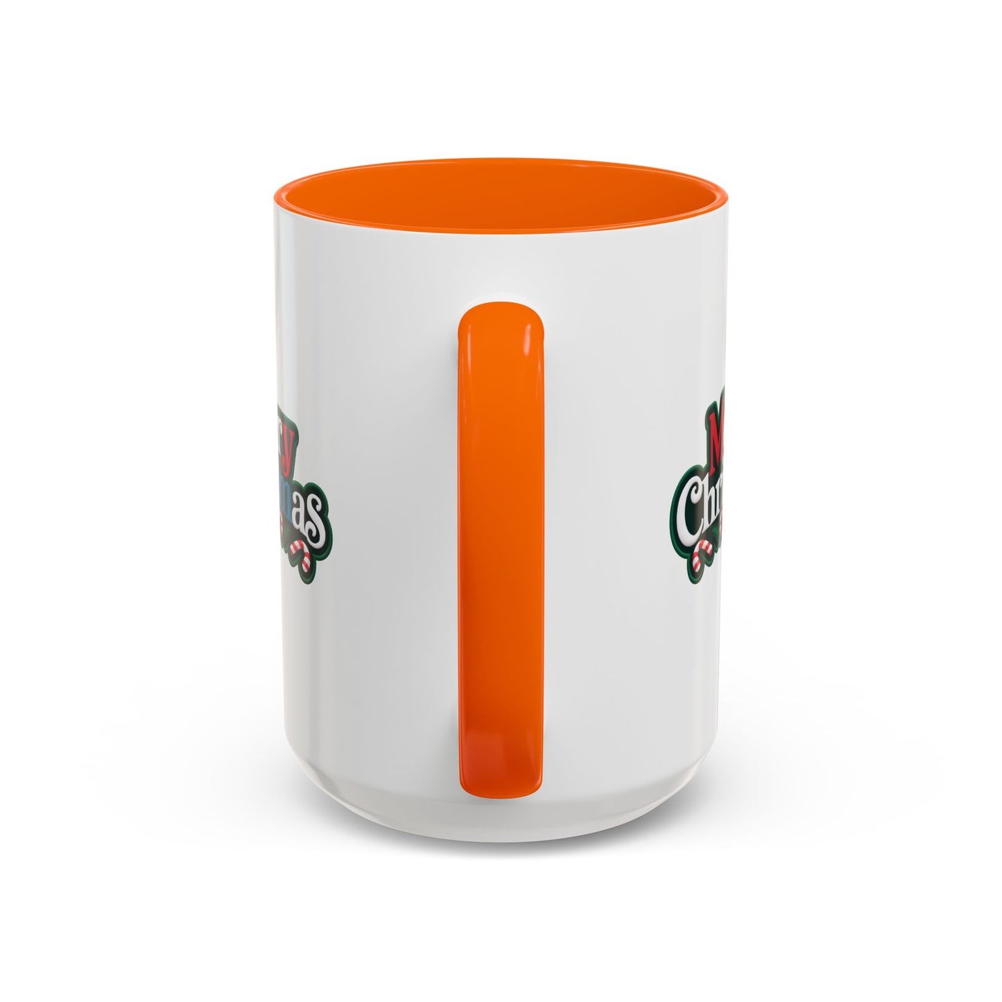 Christmas Mug - Merry Christmas White Red & Blue Text