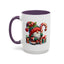 Christmas Mug - Gnome Candy Cane and Presents