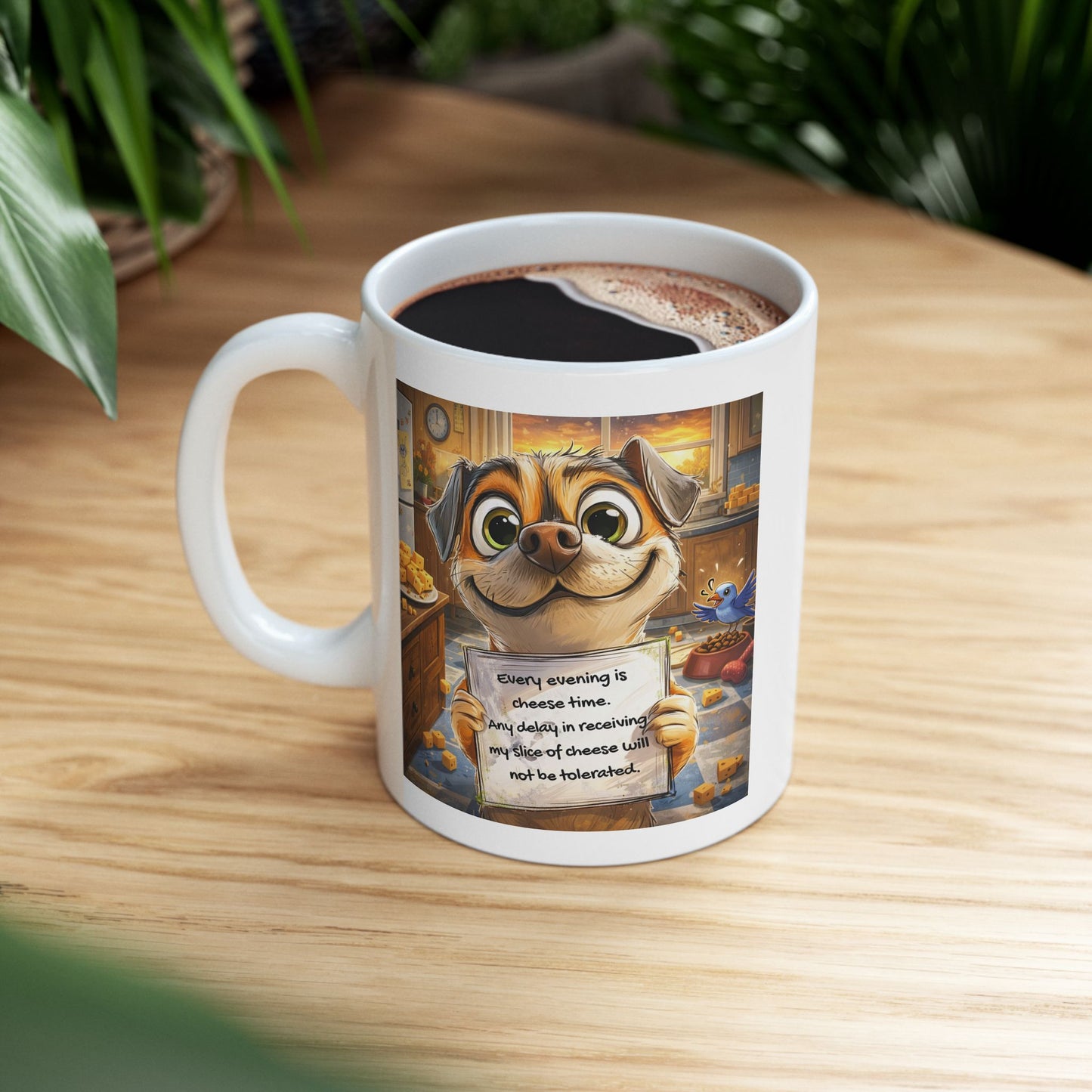 Animal Mug - Every Evening Is Cheese Time