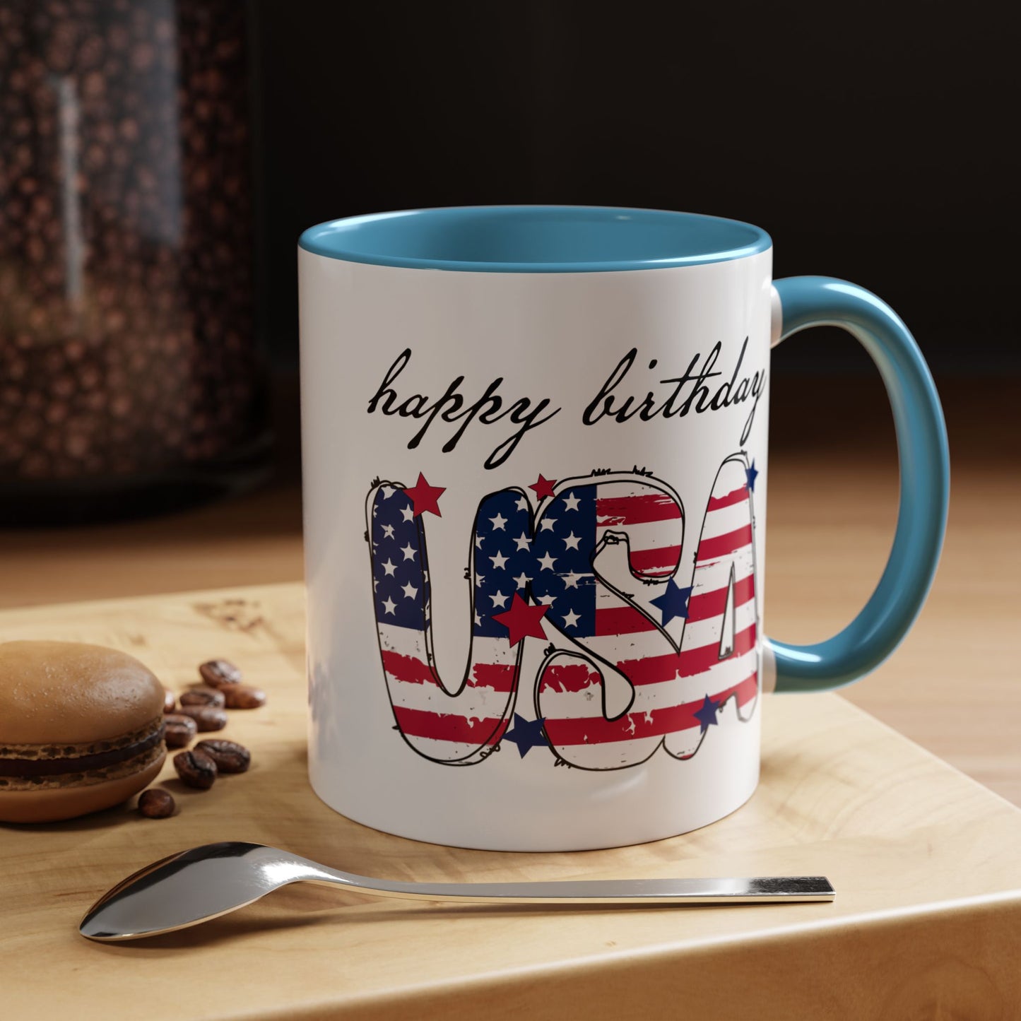 4th of July Mug - Happy Birthday USA