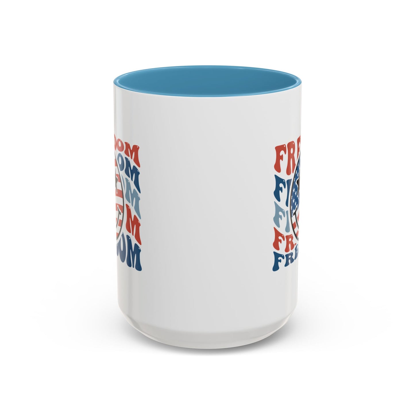 4th of July Mug - Freedom Smiley Face