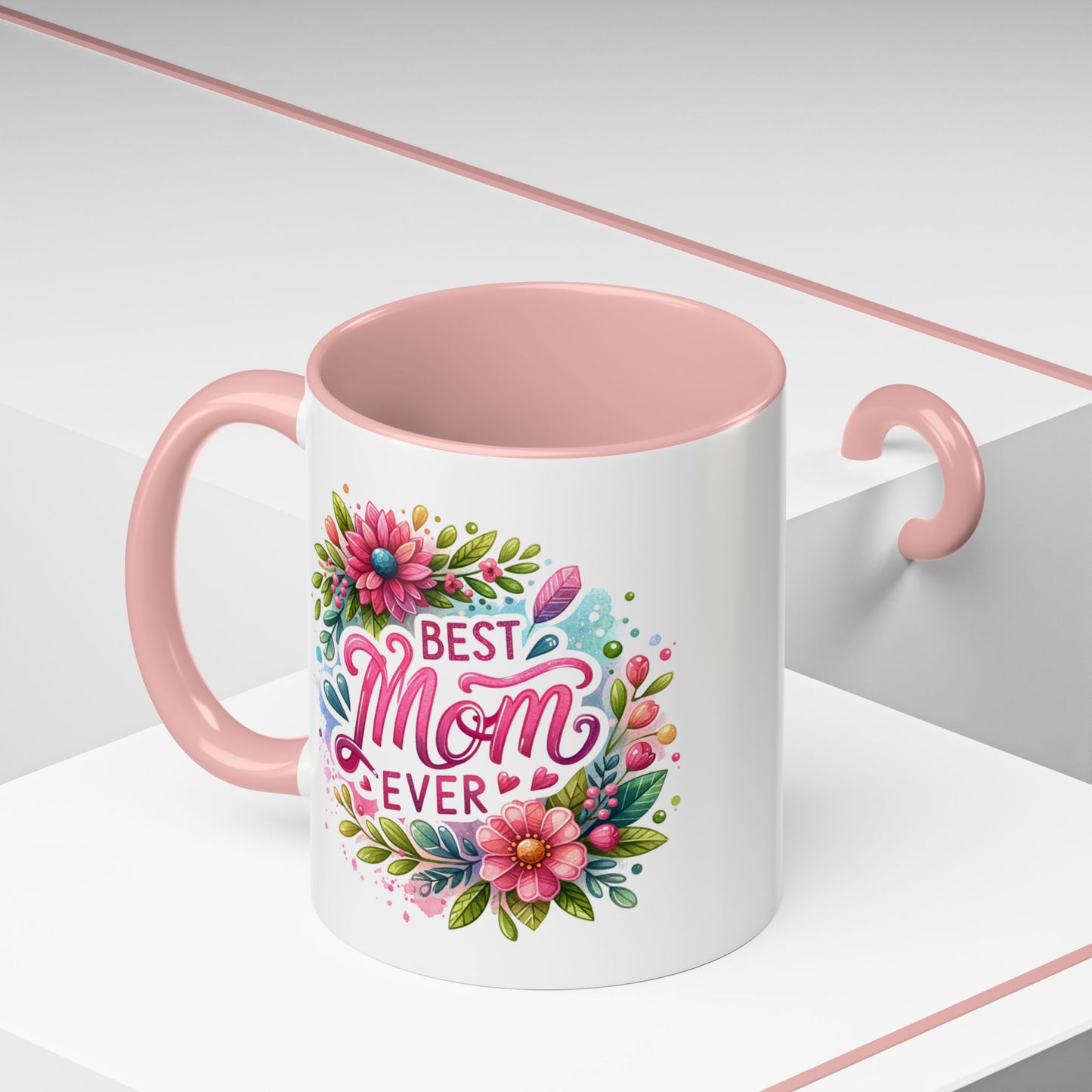 Mother's Day Mug - Best Mom Ever Floral
