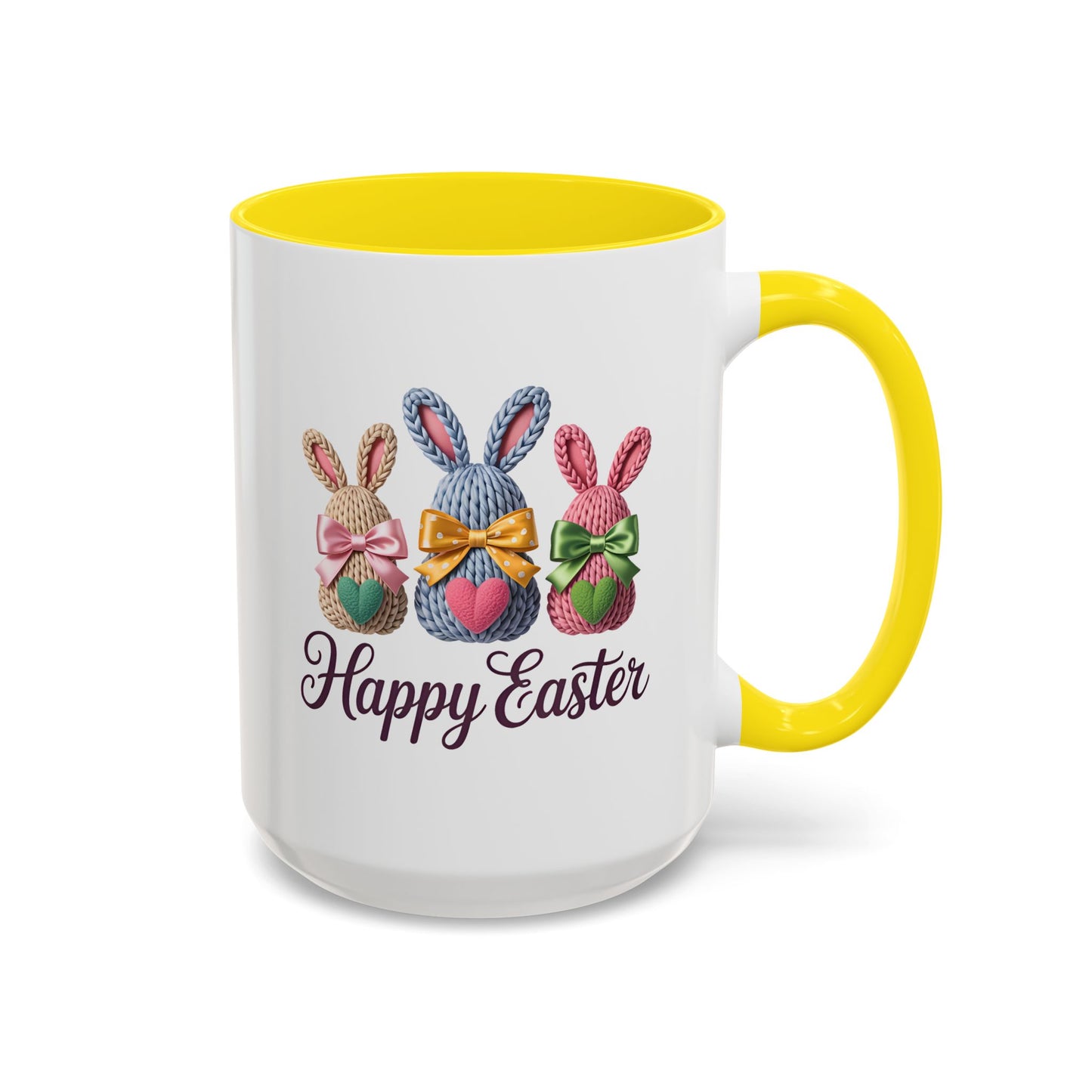 Easter Mug - Yarn Bunnies