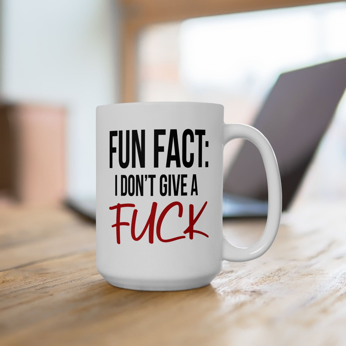Adult Mug - Fun Fact I Don't Give a Fuck