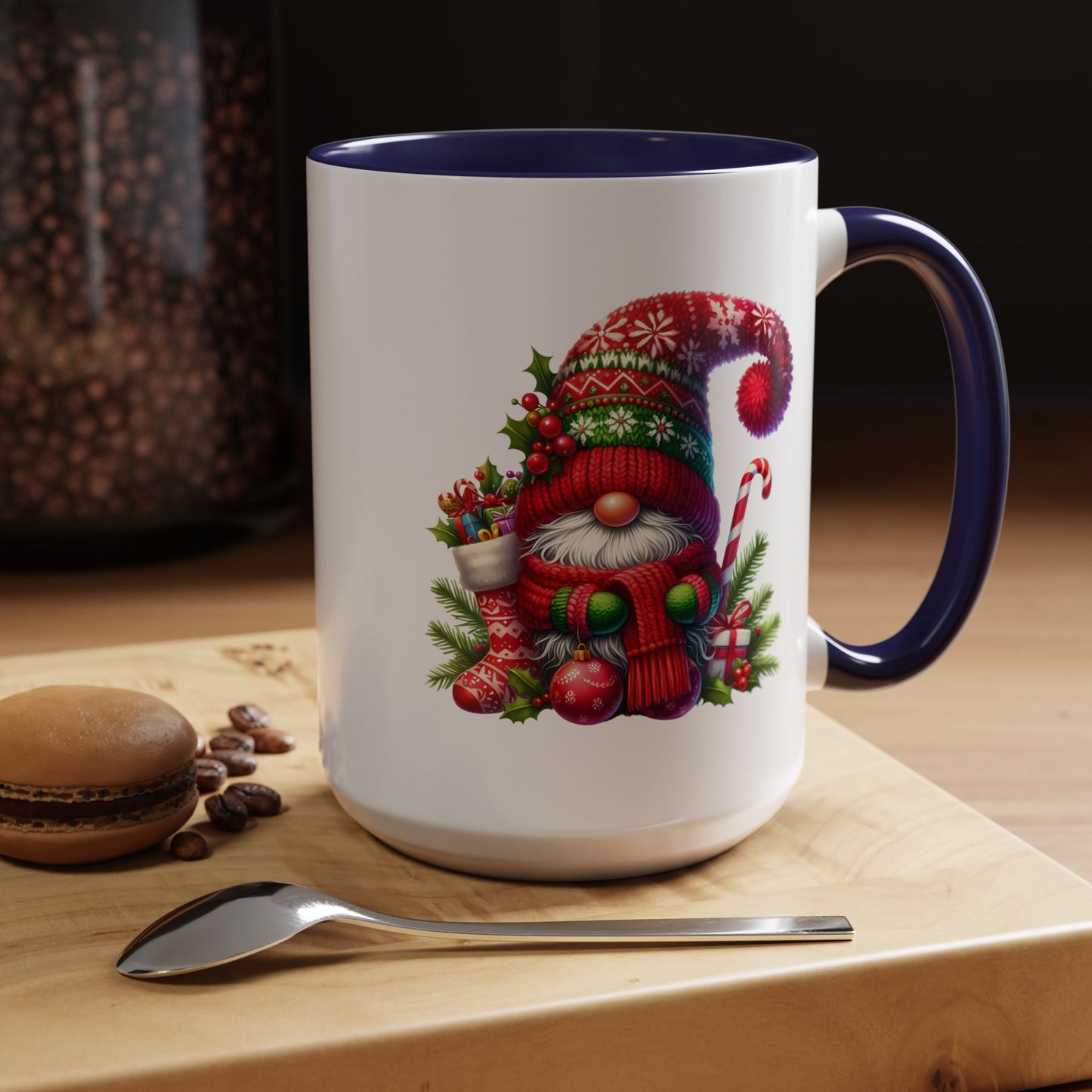 Christmas Mug - Gnome and Candy Cane