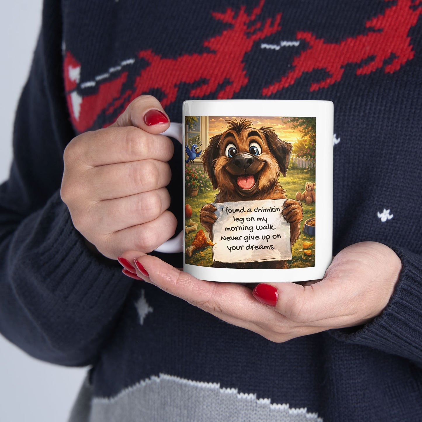 Animal Mug - I found A Chimkin Leg