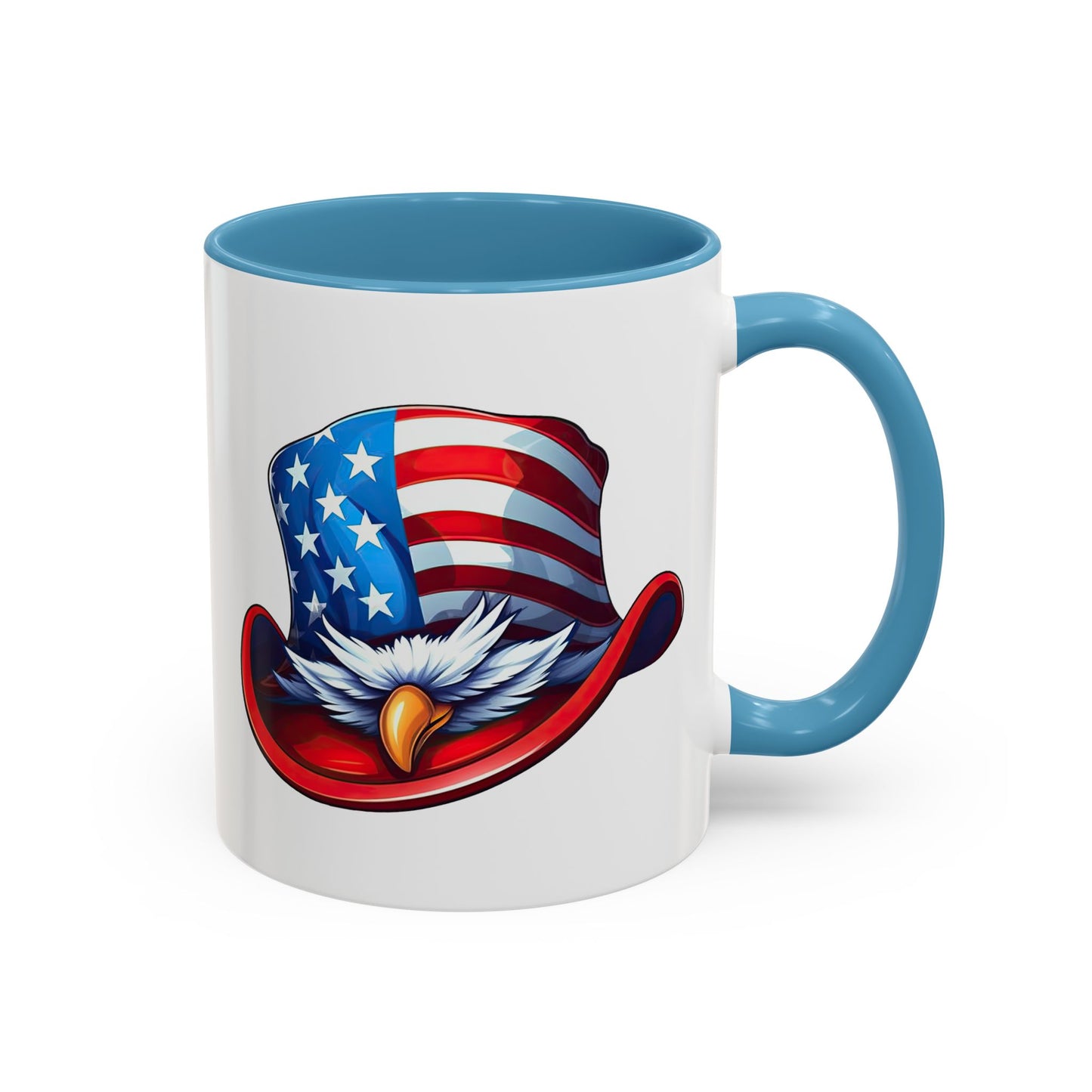 4th of July Mug - Bald Eagle American Hat