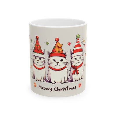 Christmas Mug - Meowy Christmas