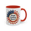 4th of July Mug - Happy Birthday America Sunflower