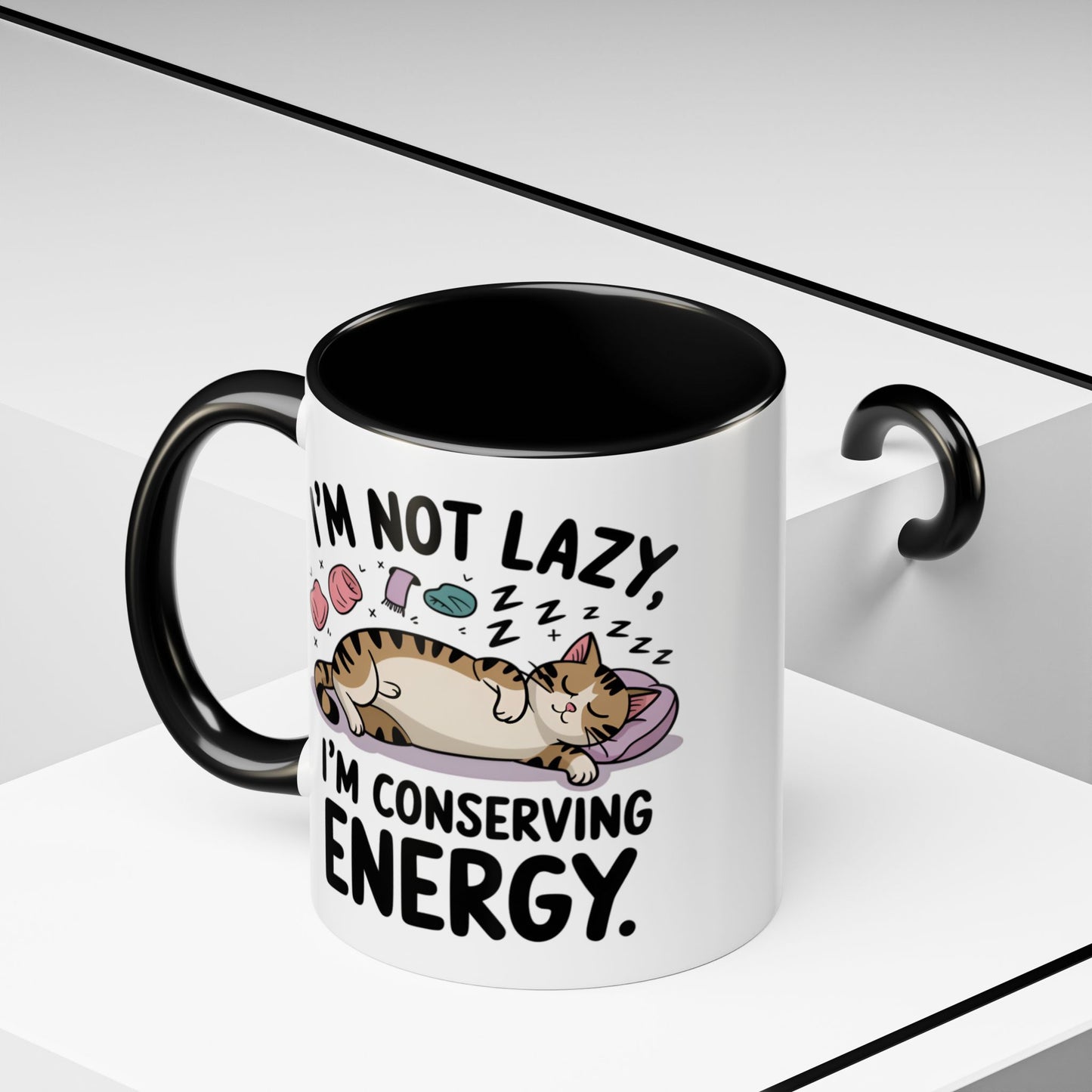 Animal Mug - I'm Not Lazy I'm Conserving Energy