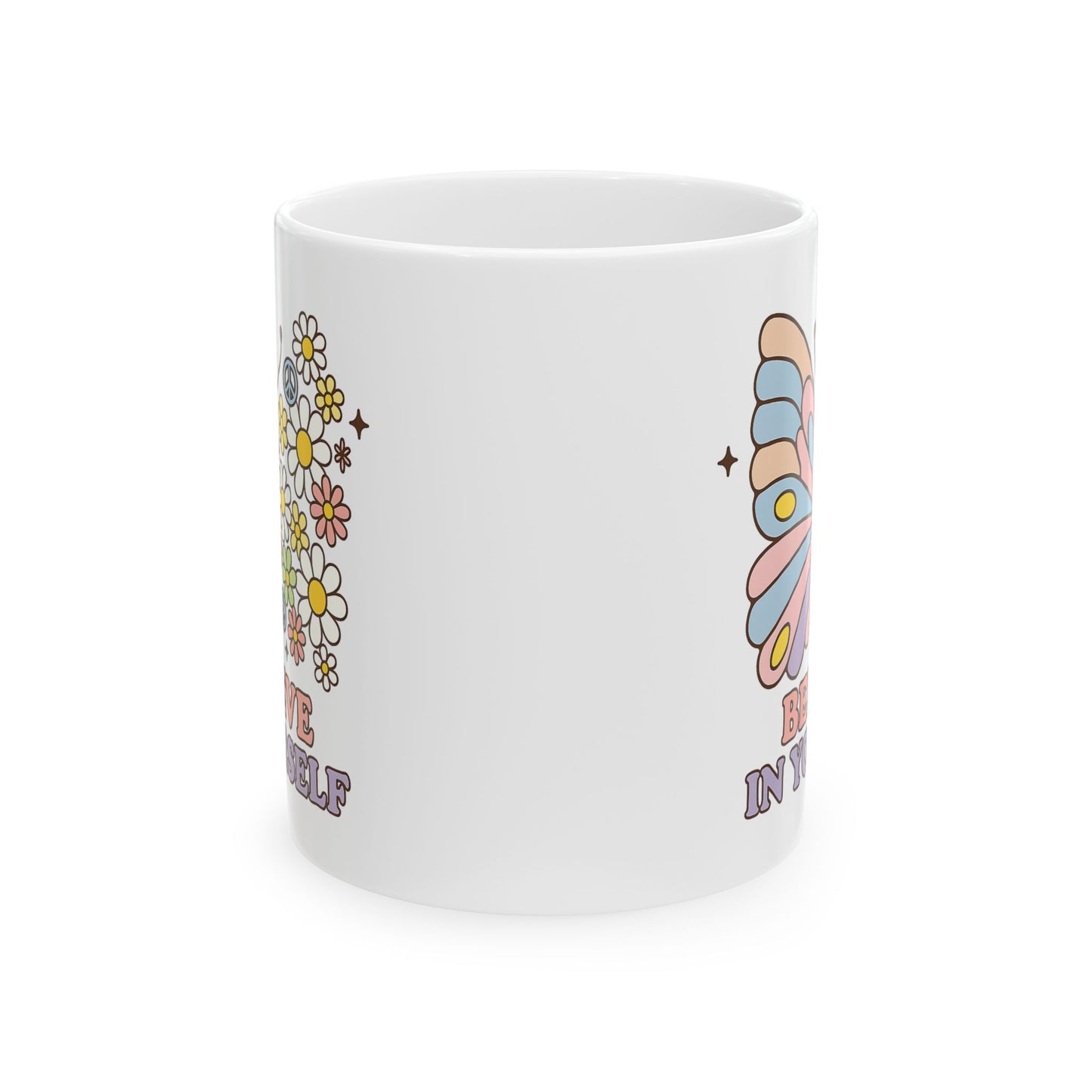 Motivation Mug - Believe in Yourself Butterfly