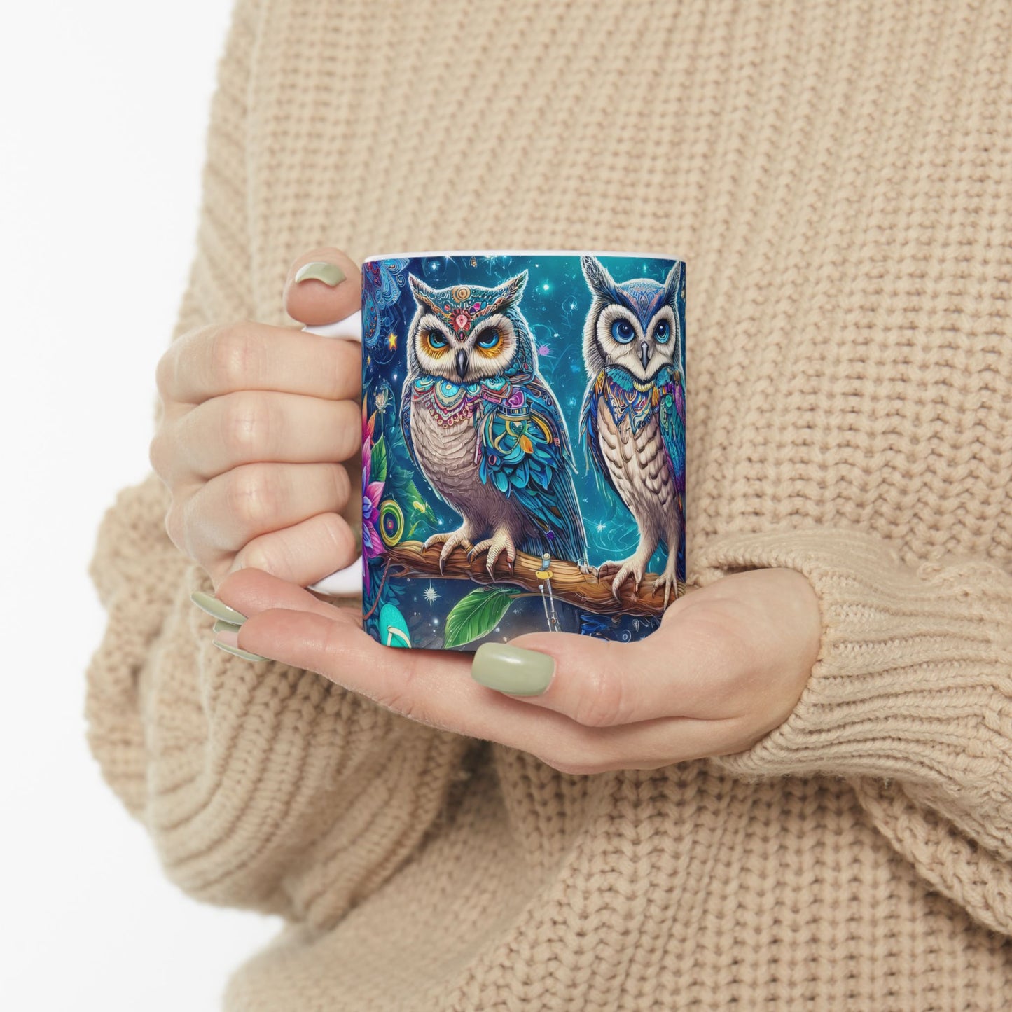 Artistic Mug - Majestic Owls
