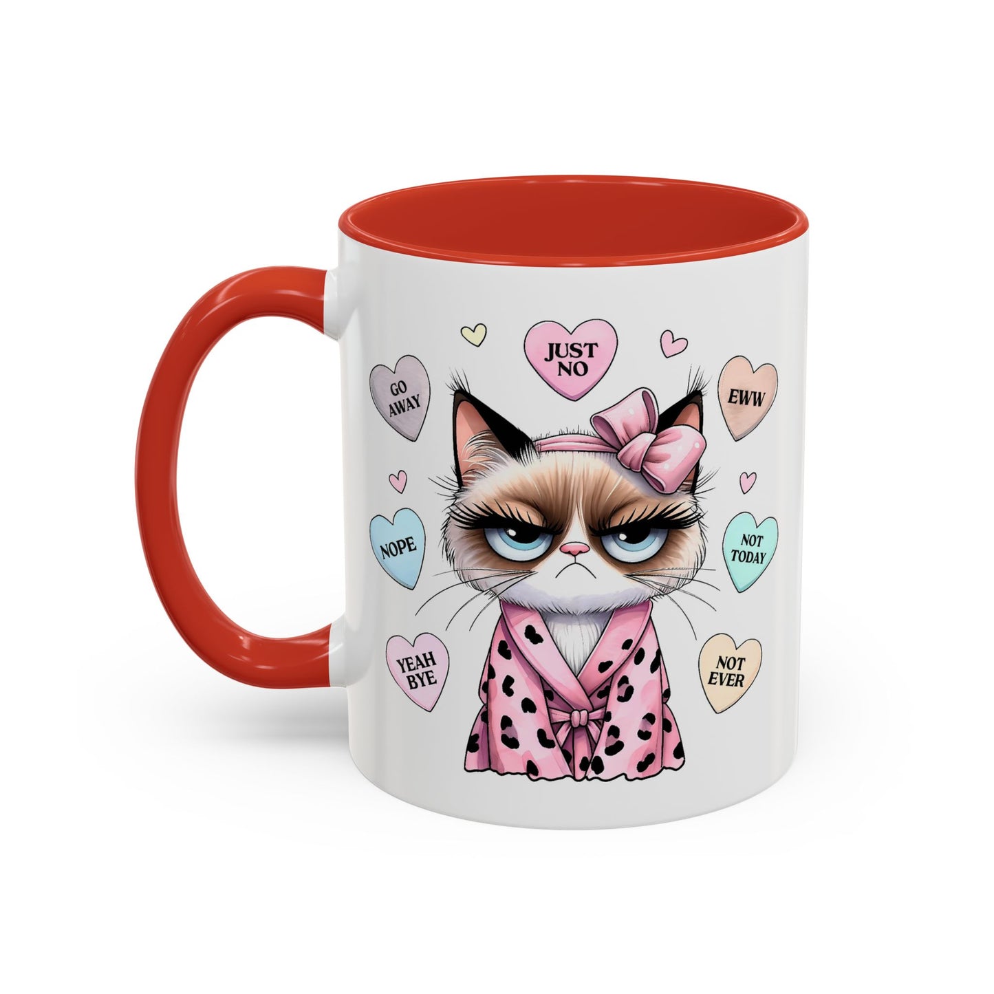 Animal Mug - Conversation Hearts