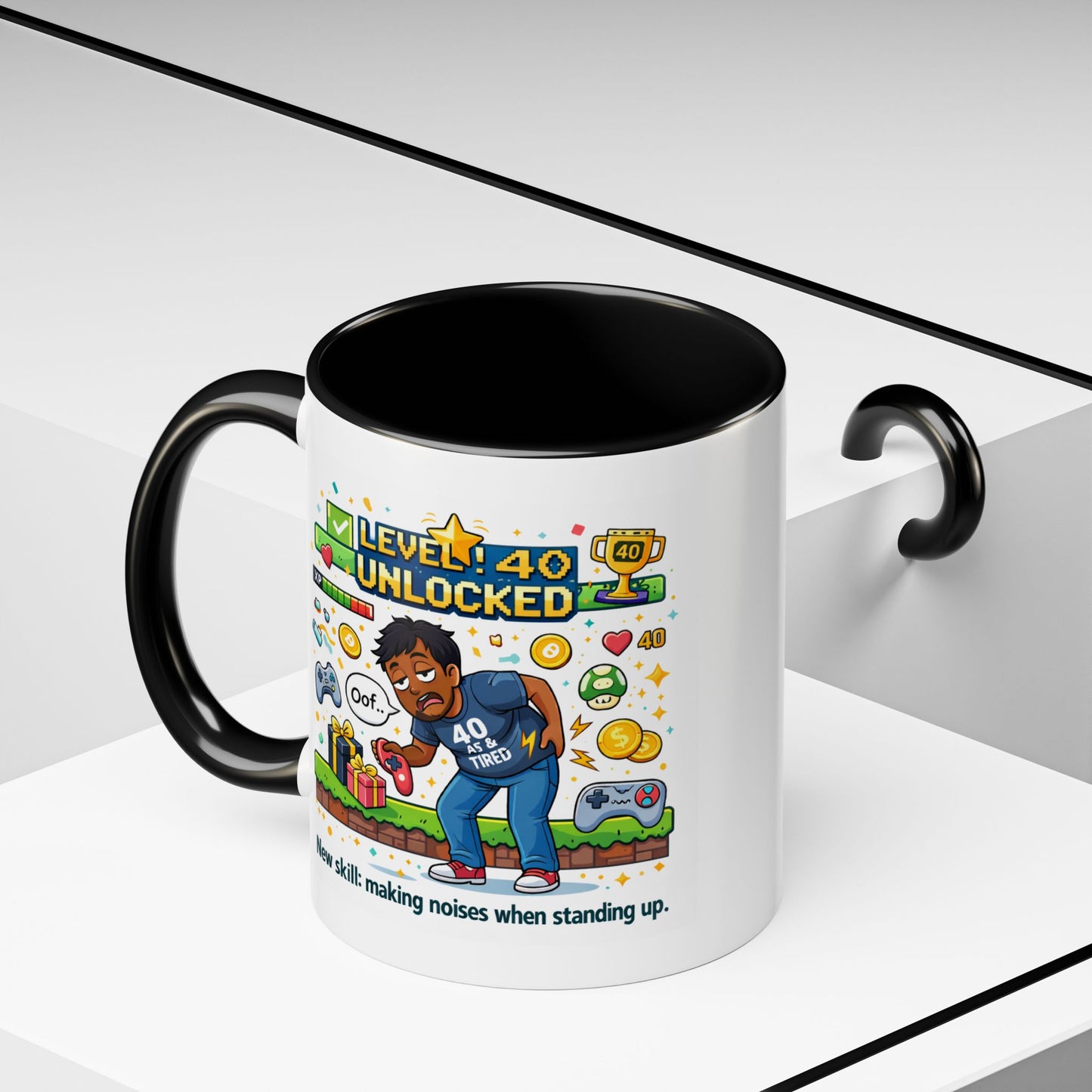 Birthday Mug - Level 40 Unlocked
