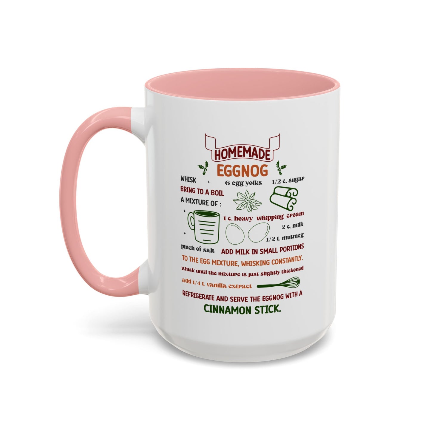 Christmas Mug - Homemade Eggnog Recipe