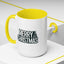 Christmas Mug - Merry Christmas White & Black Text Tree