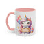 Birthday Mug - Girl Unicorn Happy Birthday Sign 2