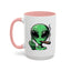 Adult Mug - Green Alien Fuck You Human