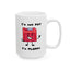 Humor Mug - I'm Not Fat I'm Floppy
