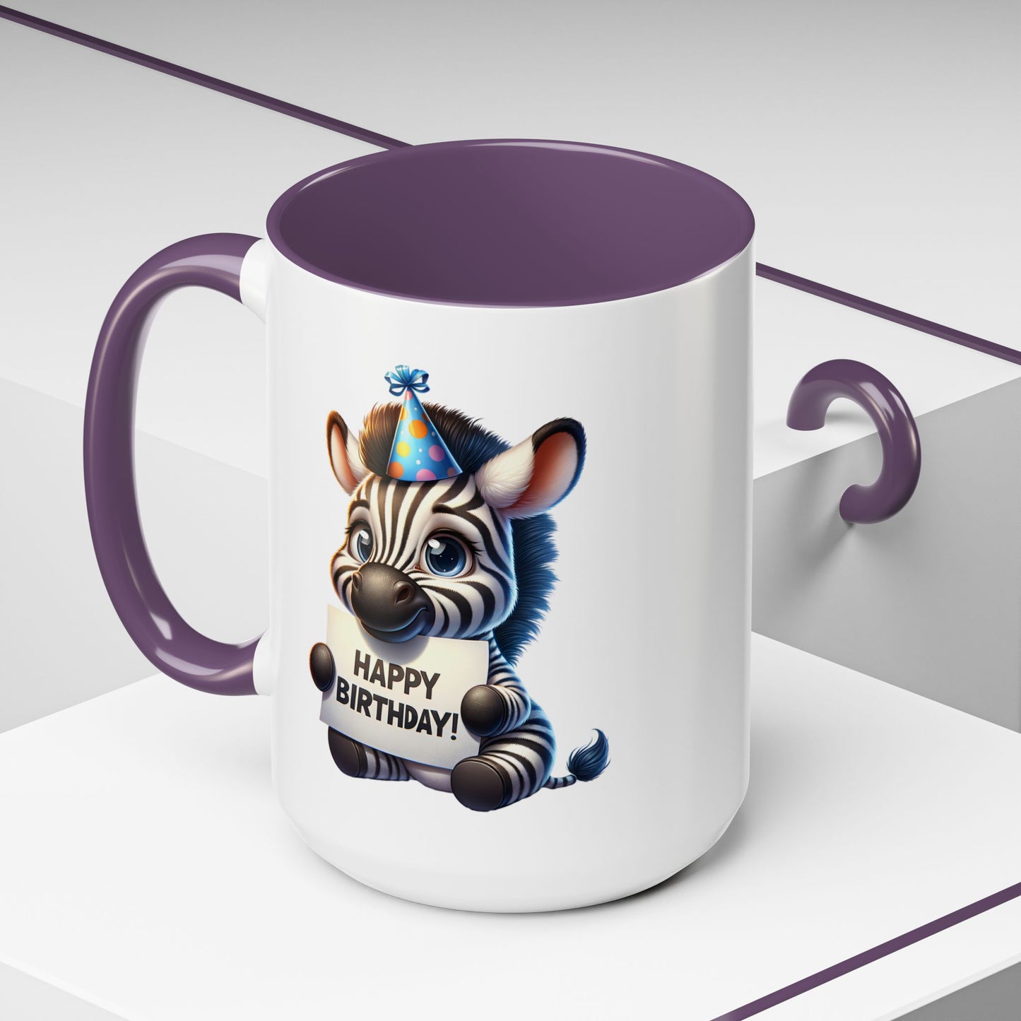 Birthday Mug - Zebra Clipart