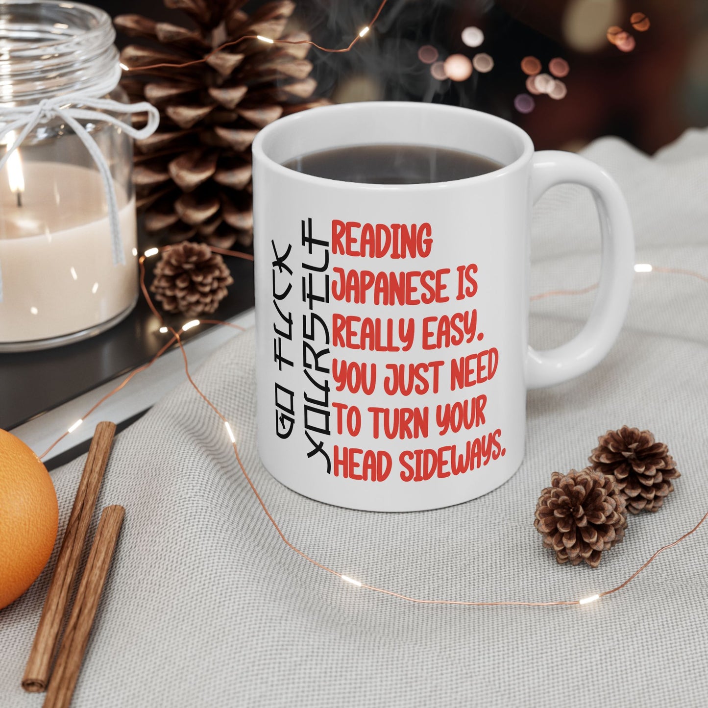 Adult Mug - Reading Japanese Is Really Easy