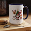 Christmas - Merry Christmas White Text Santa Reindeer Penguin Fox