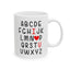 Valentine's Day Mug - I Love You Alphabet