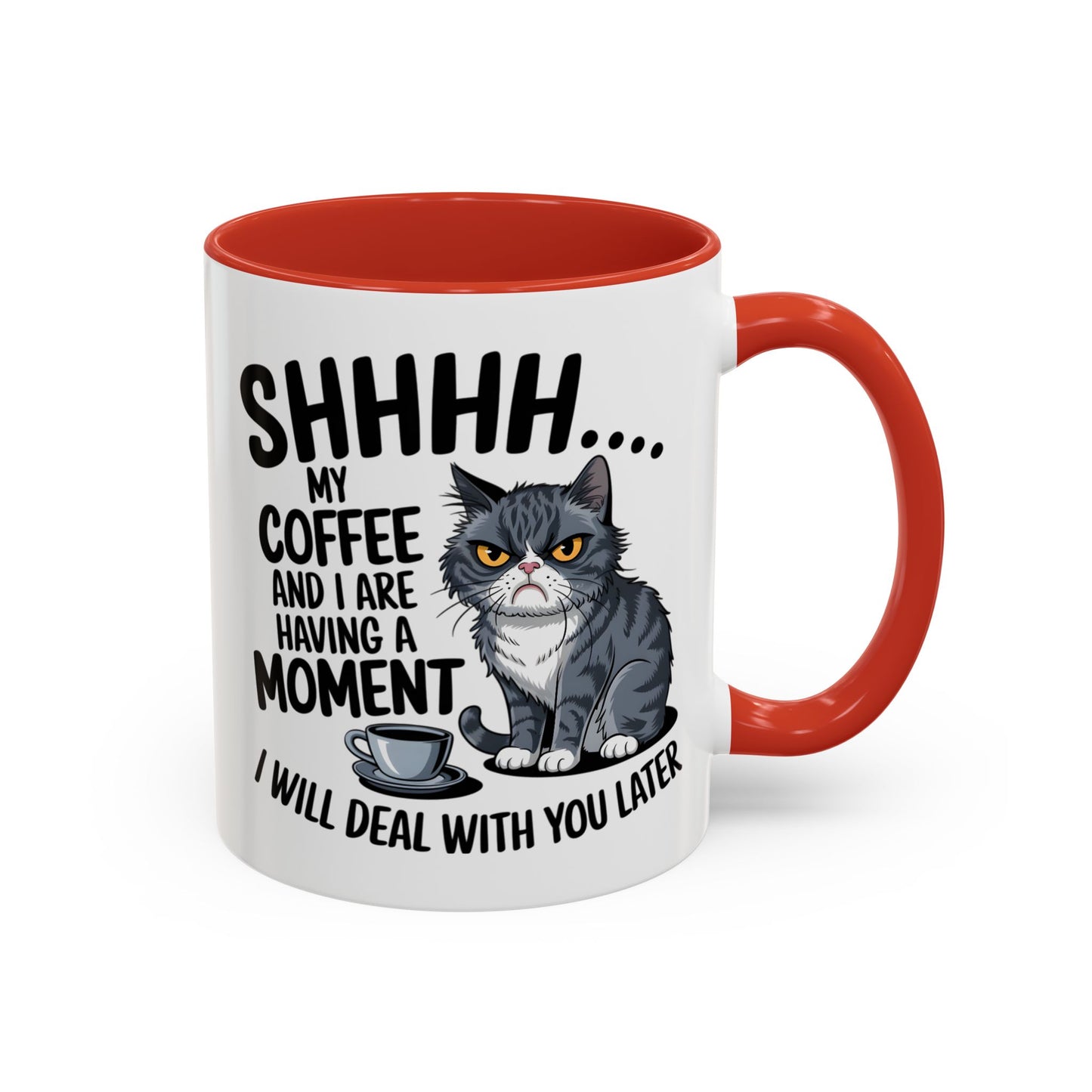 Animal Mug - Shhhh My Coffee and I