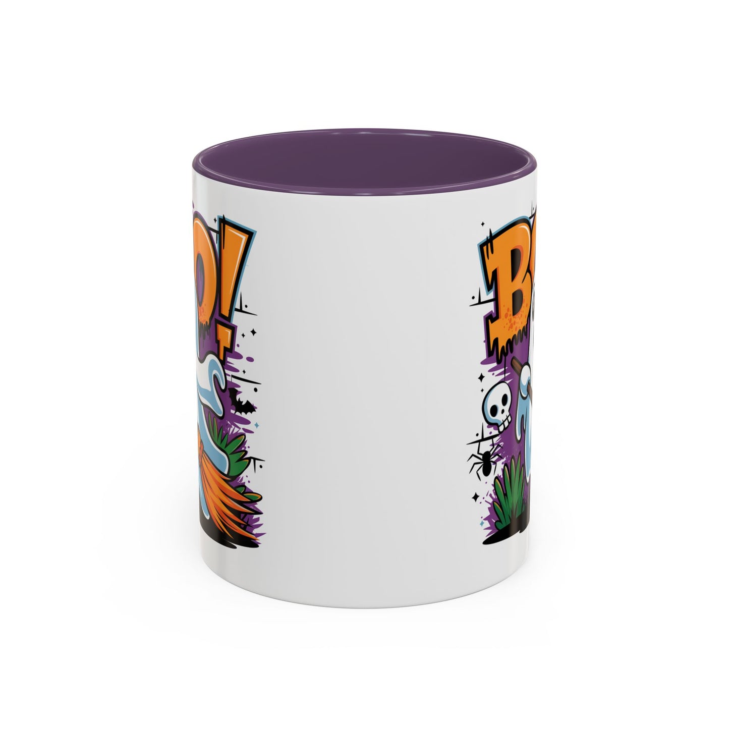Halloween Mug - Boo! Flying Ghost With Broom