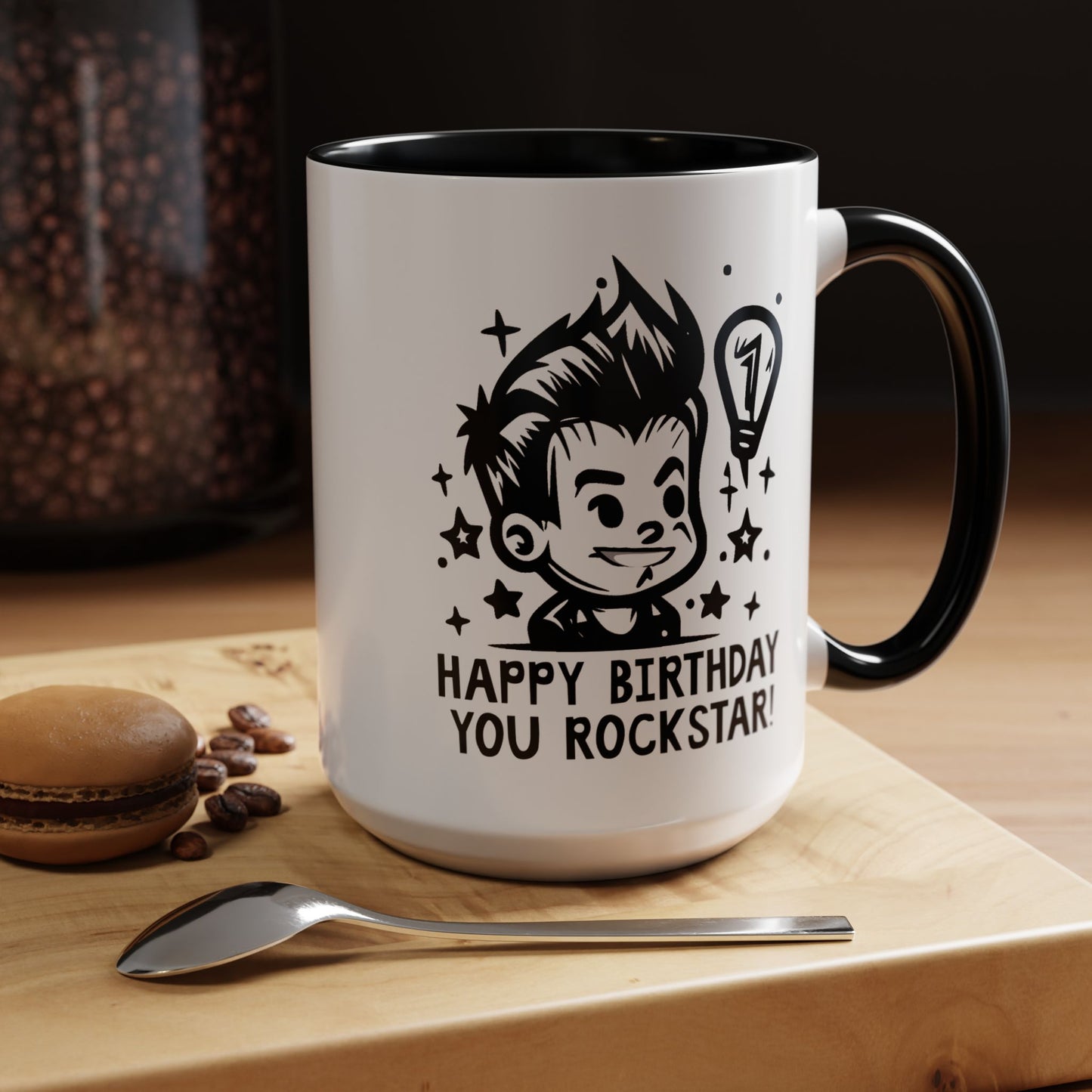 Birthday Mug - You Rockstar!