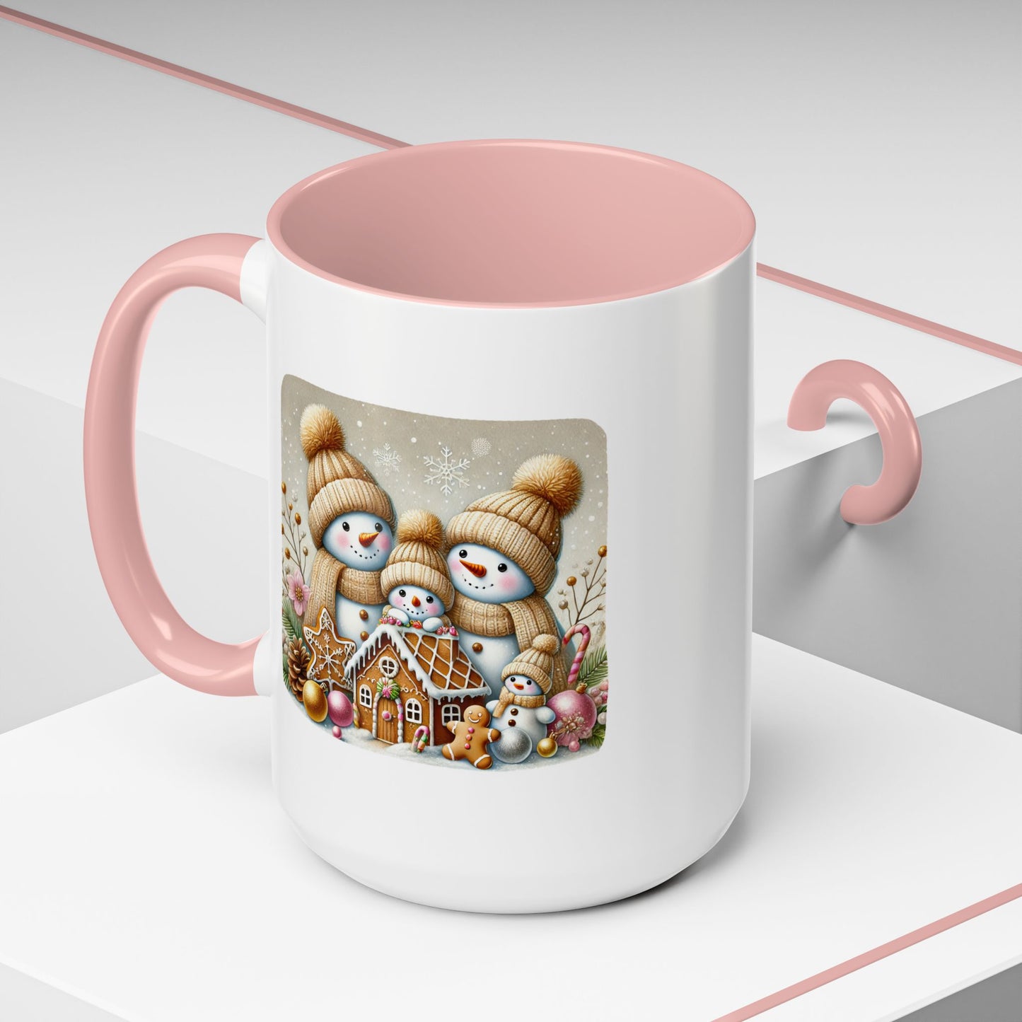 Christmas Mug - Gingerbread Snowman Family 2