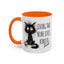 Humor Mug - Living That Nine Lives