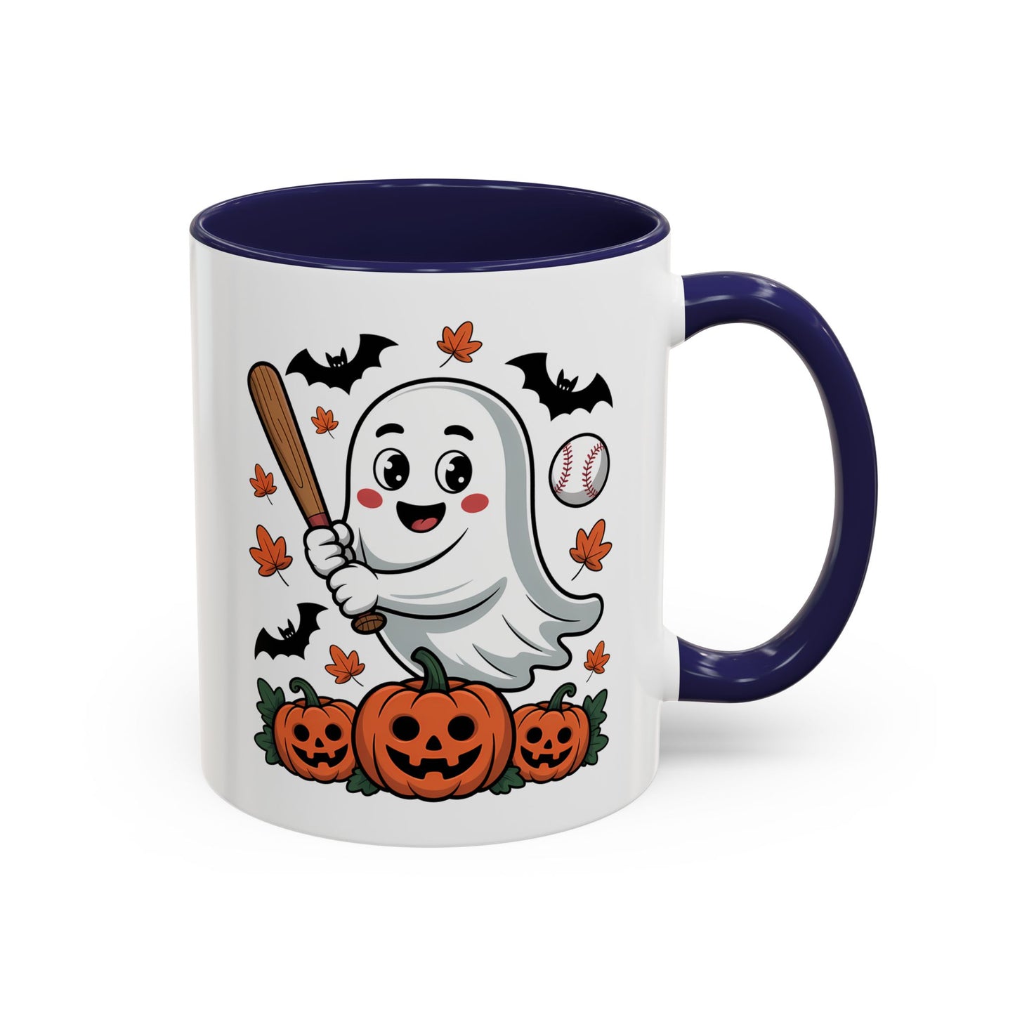 Halloween Mug - Ghost With Baseball Bat