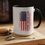 4th of July Mug - Happy Birthday America Flag