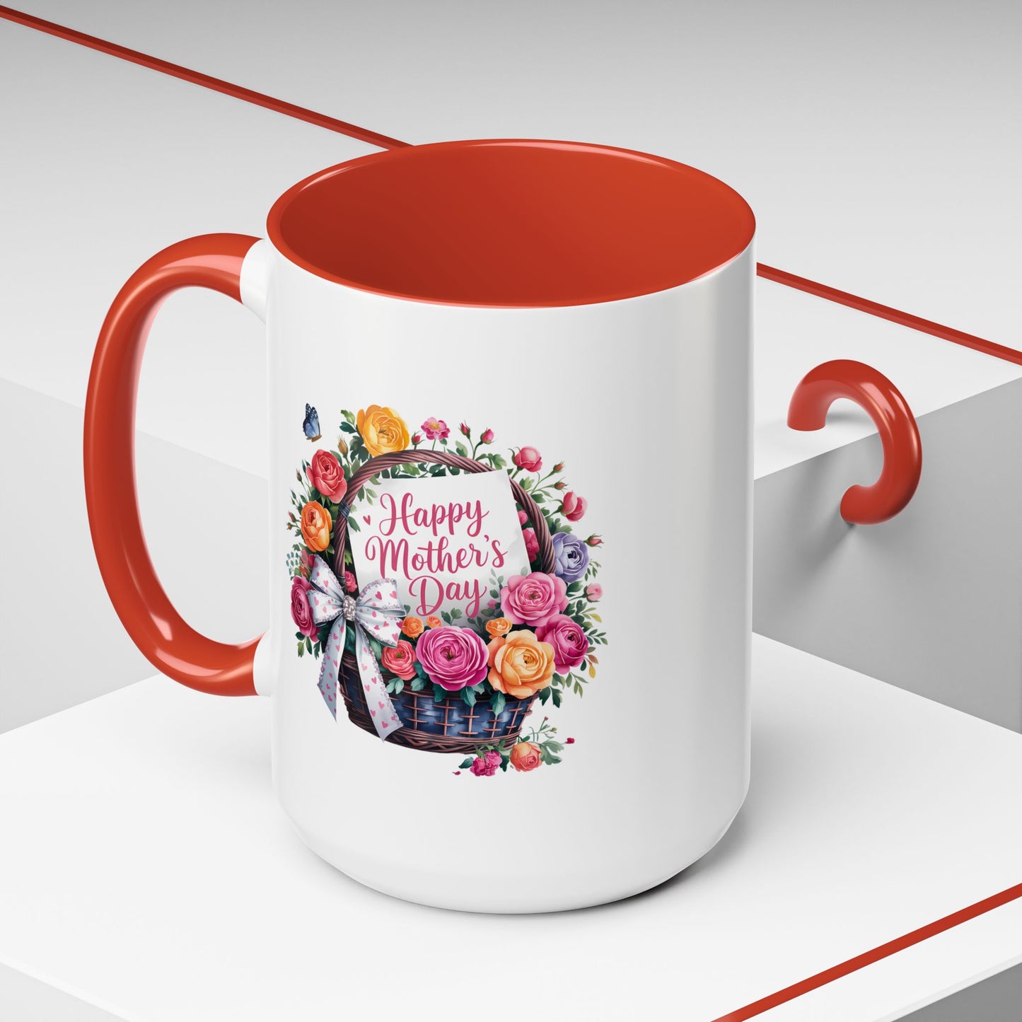 Mother's Day Mug - Happy Mother's Bouquet