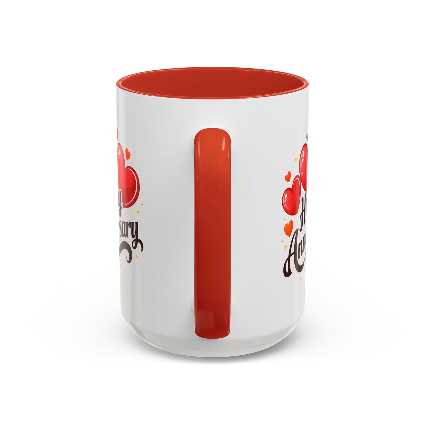 Anniversary Mug - Happy Anniversary Hearts