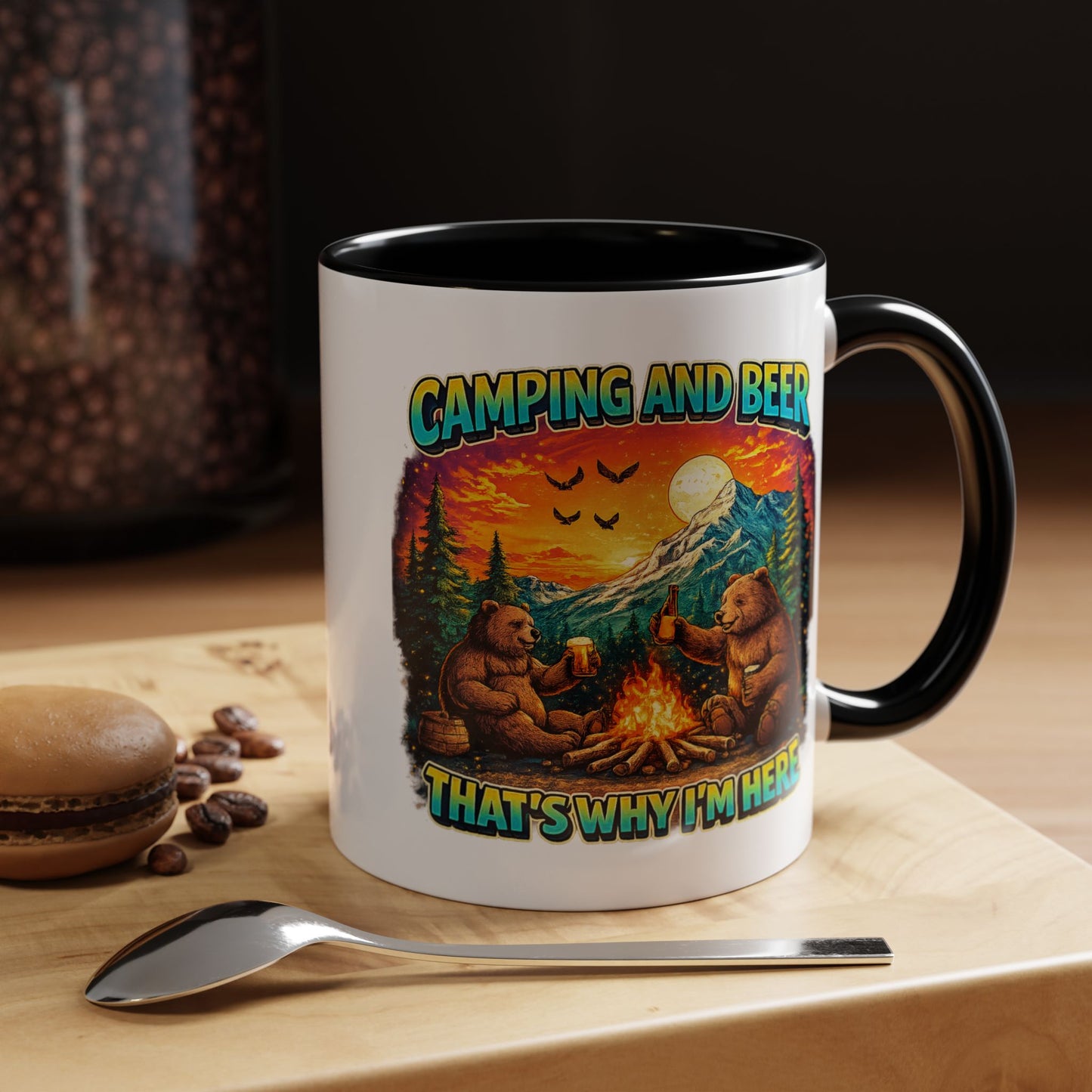 Humor Mug - Camping and Beer