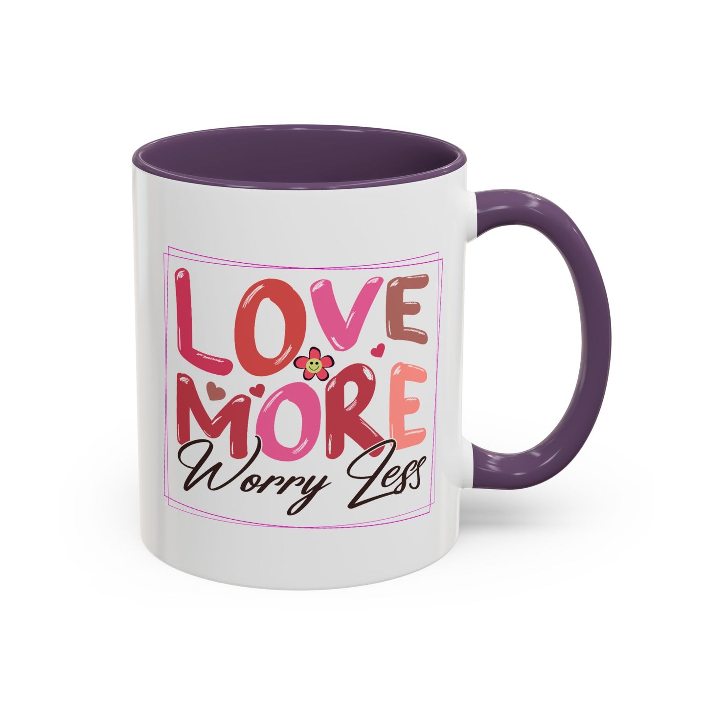 Wellness Mug - Love More Worry Less Frame
