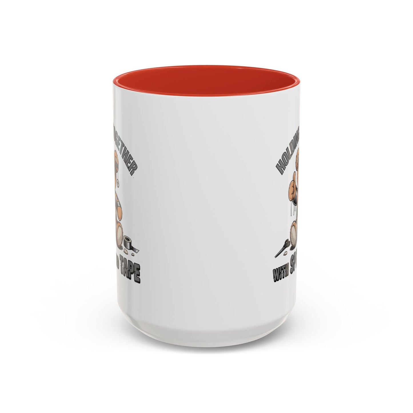 Humor Mug - Holding It Together With Spite & Tape